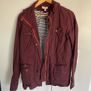 41 Hawthorn Maroon Burgundy Anorak Jacket